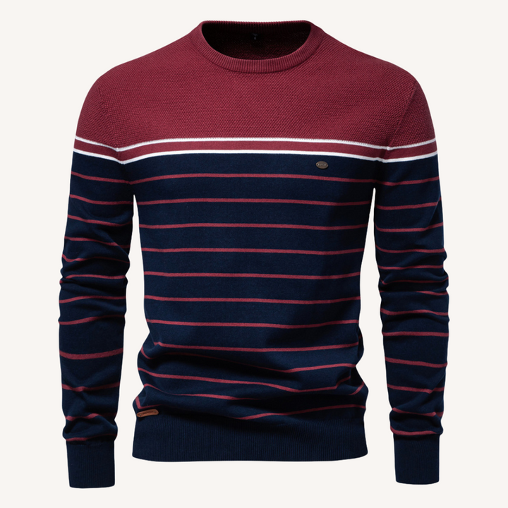 Stuart | Striped Knit Sweater