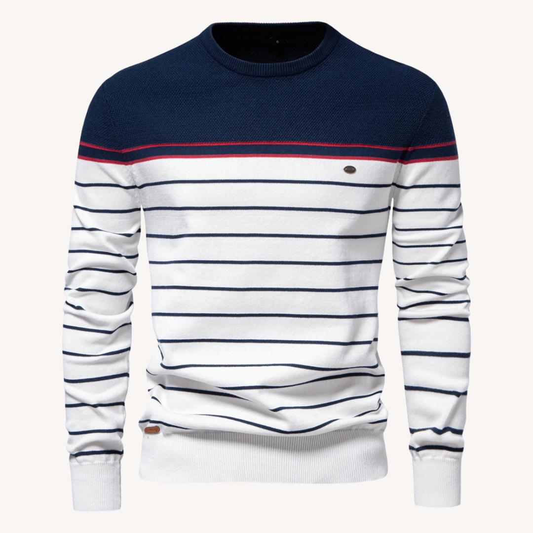 Stuart | Striped Knit Sweater