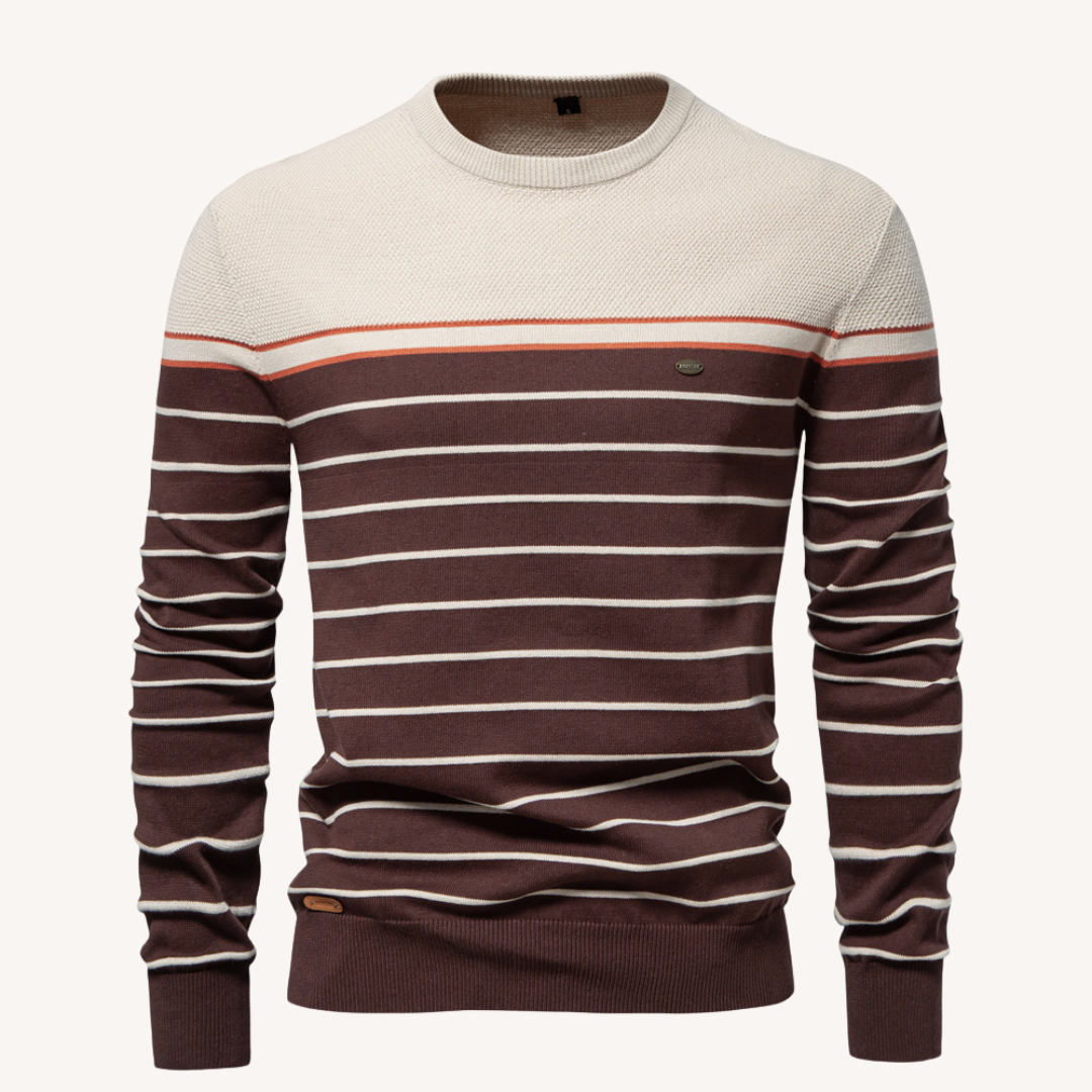 Stuart | Striped Knit Sweater