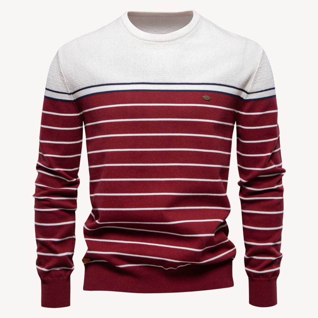 Stuart | Striped Knit Sweater