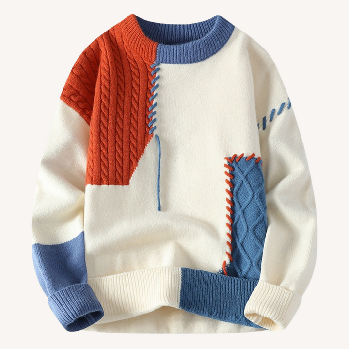 Franklin | Patchwork Knit Sweater