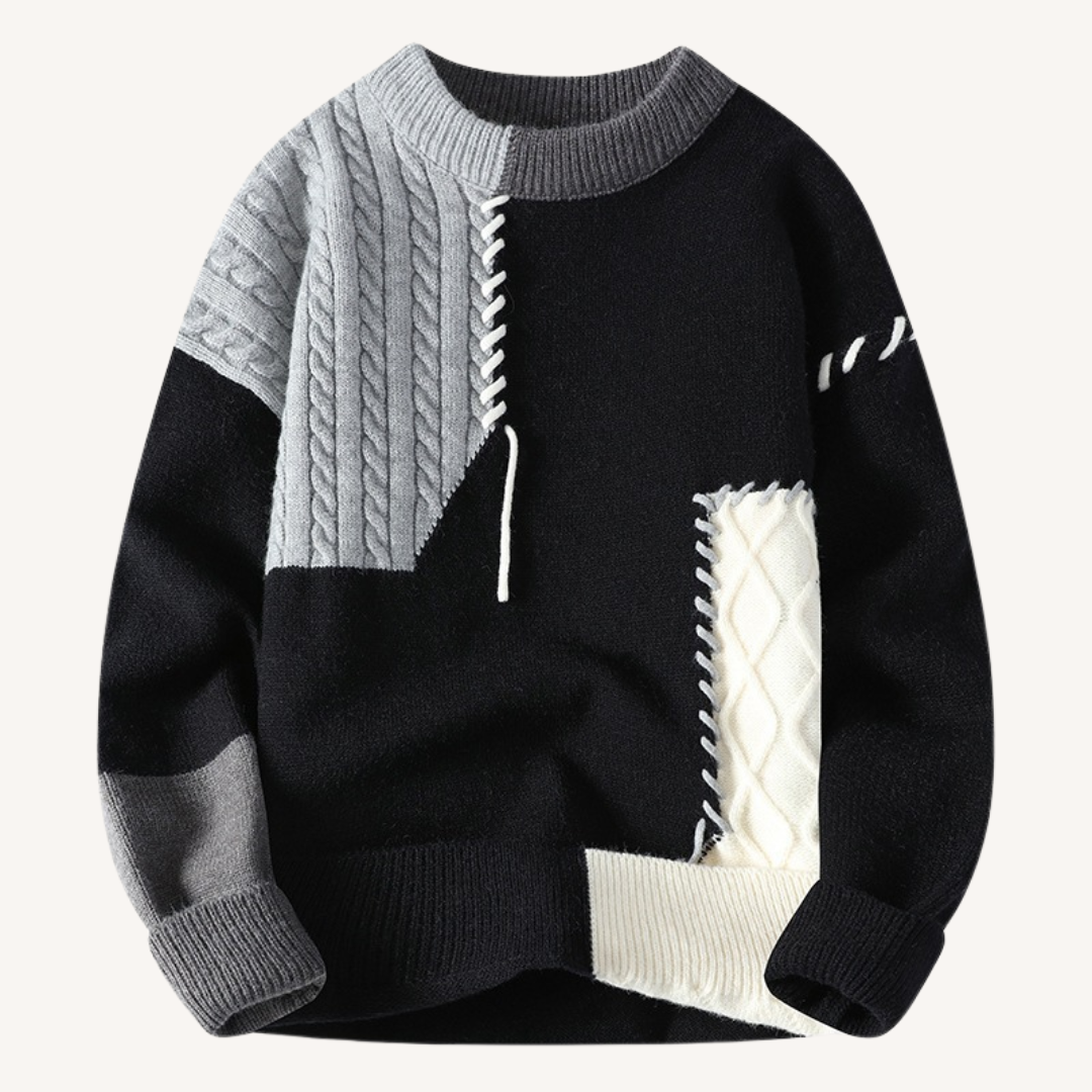 Franklin | Patchwork Knit Sweater