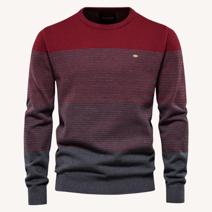 Camron | Retro Striped Knit Sweater