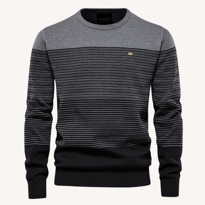 Camron | Retro Striped Knit Sweater