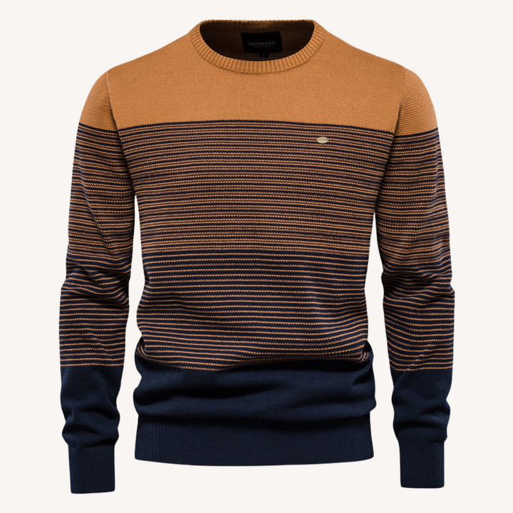 Camron | Retro Striped Knit Sweater