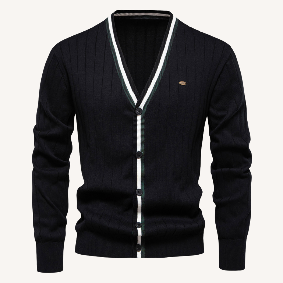 Ferb | V-Neck Long-Sleeve Cardigan