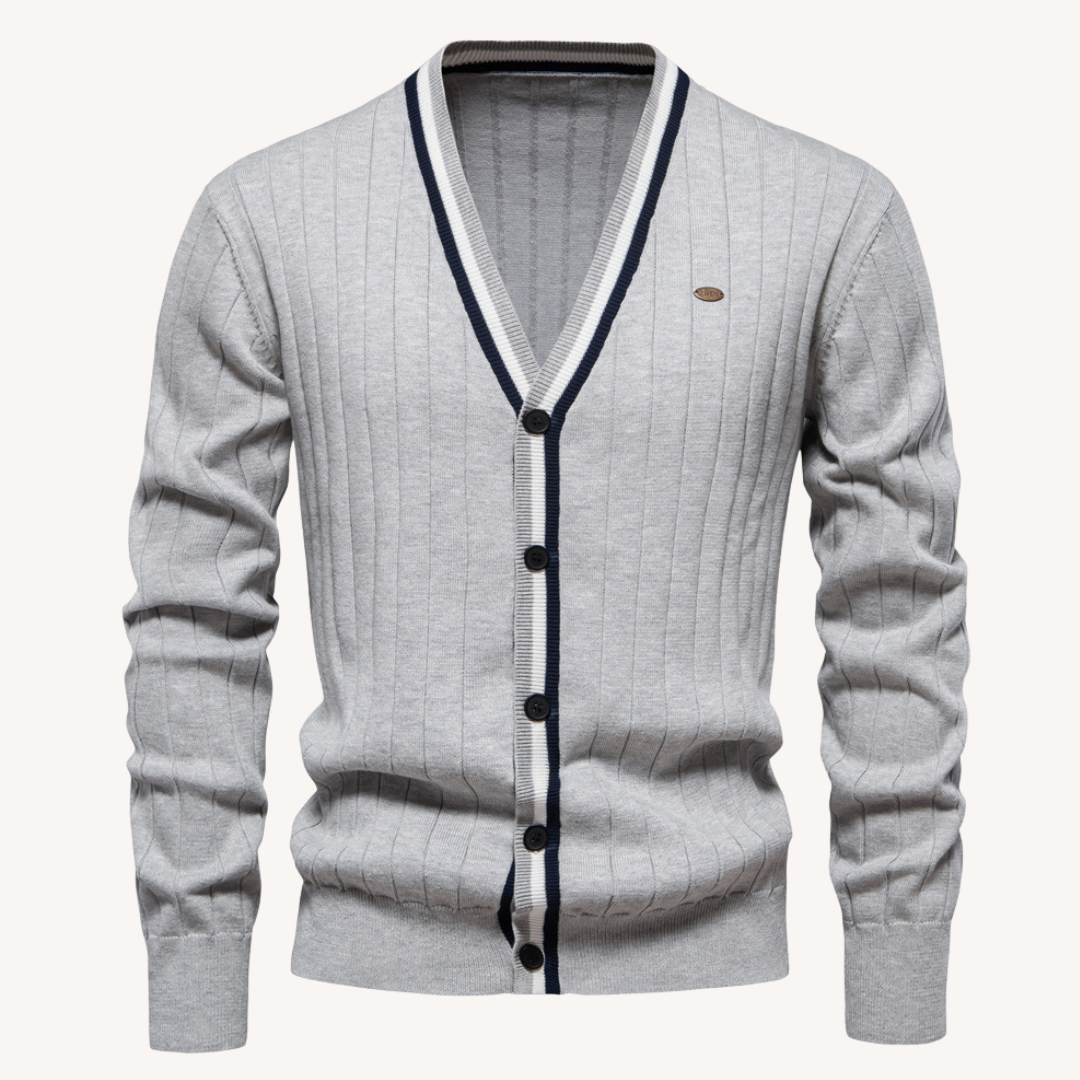 Ferb | V-Neck Long-Sleeve Cardigan