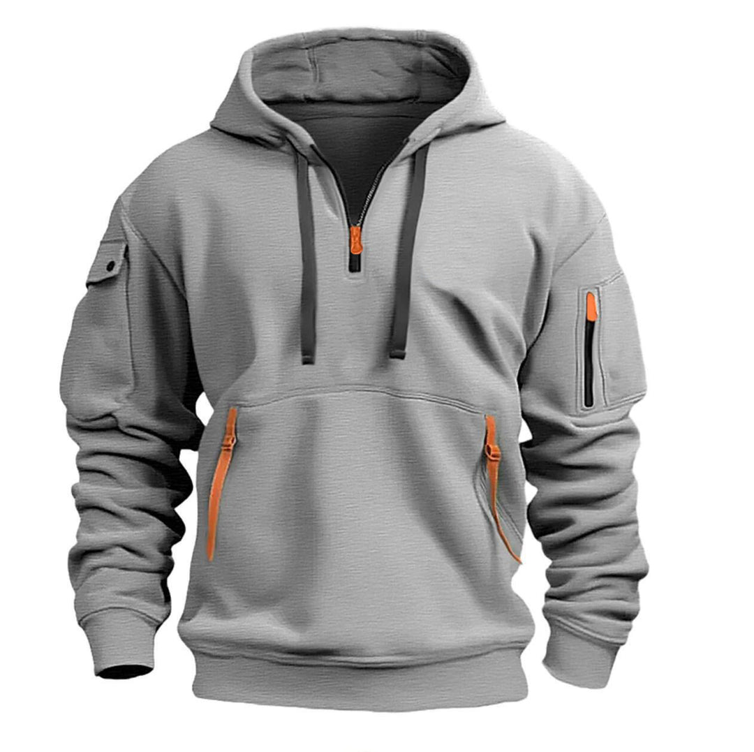 Mitchel | Dropped Shoulder Hooded Sweatshirt