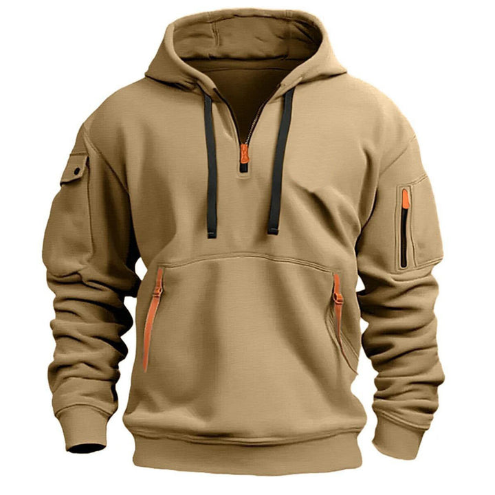 Mitchel | Dropped Shoulder Hooded Sweatshirt