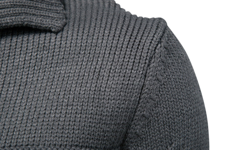 Fayn | Knitted Cardigan with Turn-Down Collar